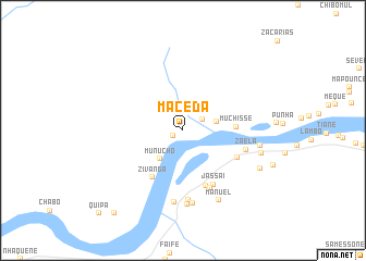 map of Maceda