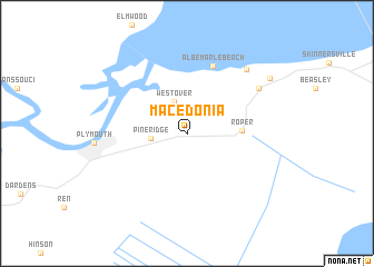 map of Macedonia
