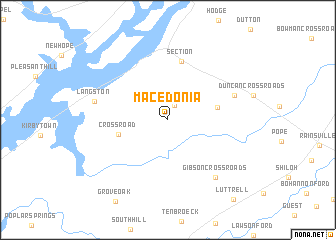 map of Macedonia