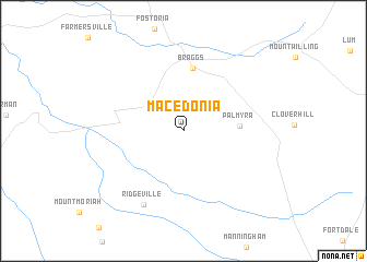 map of Macedonia