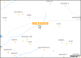 map of Macedonia