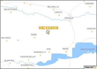 map of Macedonia