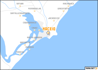 map of Maceió