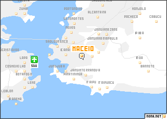 map of Maceió