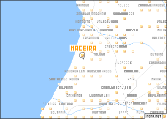 map of Maceira