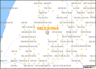 map of Maceirinha