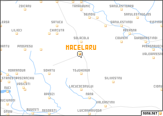 map of Măcelaru