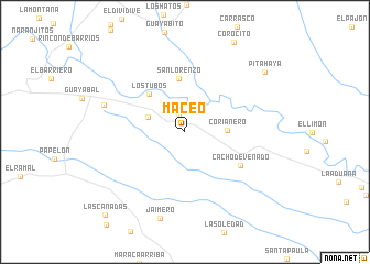 map of Maceo