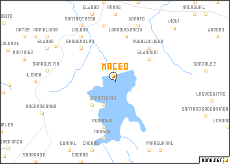 map of Maceo