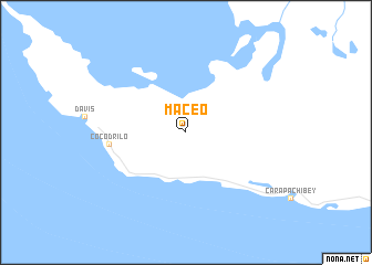 map of Maceo