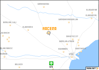 map of Macera