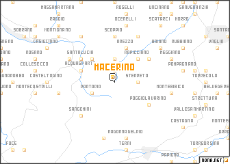 map of Macerino