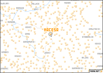 map of Maćeša