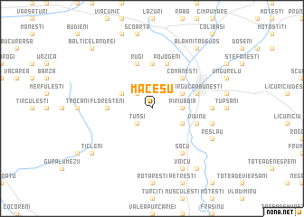 map of Măceşu