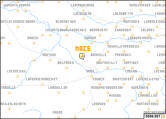 map of Macé