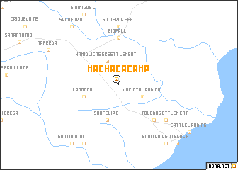 map of Machaca Camp