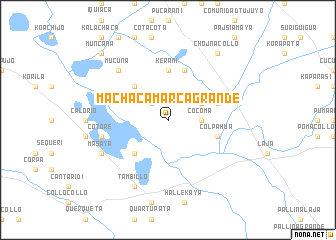 map of Machacamarca Grande