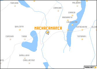 map of Machacamarca