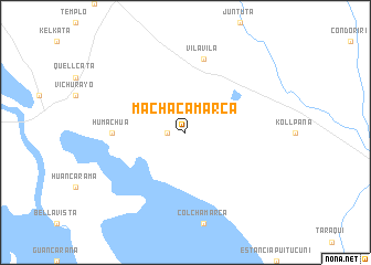 map of Machacamarca