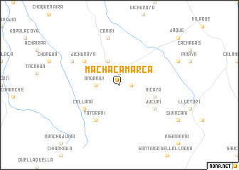 map of Machacamarca