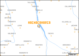 map of Machacamarca