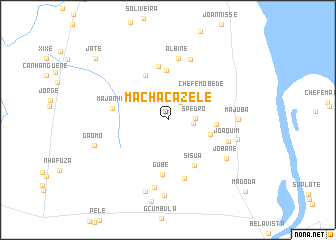 map of Machacazele