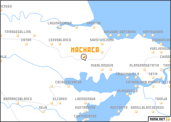 map of Machaca