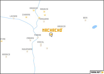 map of Machacho