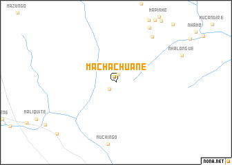 map of Machachuane