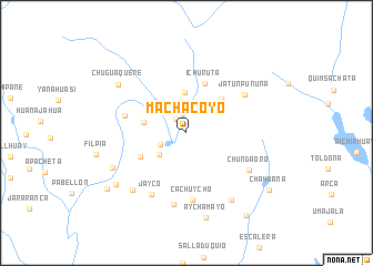 map of Machacoyo