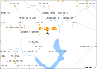 map of Machados