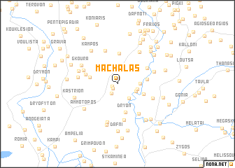 map of Machalás