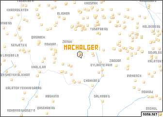 map of Machālger