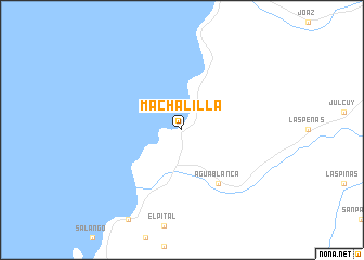 map of Machalilla