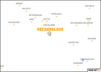 map of Machamalane
