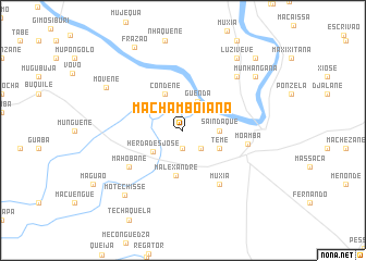 map of Machamboiana