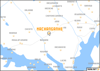 map of Machanganhe