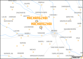 map of Machangzhai