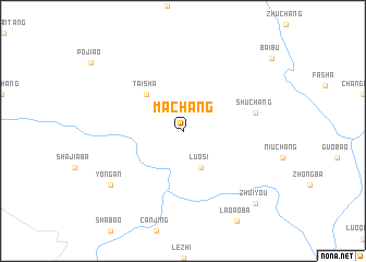 map of Machang