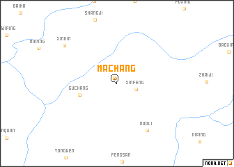 map of Machang