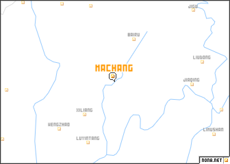 map of Machang