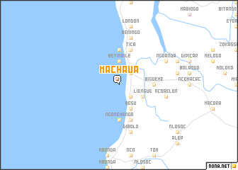 map of Machaua