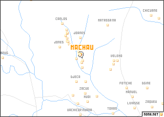 map of Machau