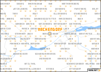 map of Machendorf