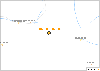 map of Machengjie