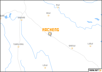 map of Macheng