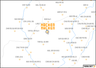 map of Machen