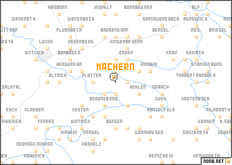 map of Machern