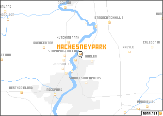 map of Machesney Park