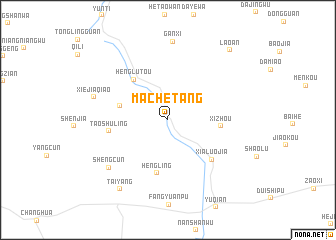 map of Machetang